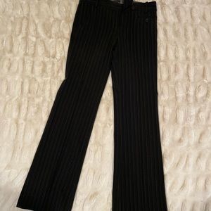 BCBG MAXAZRIA Black striped trousers